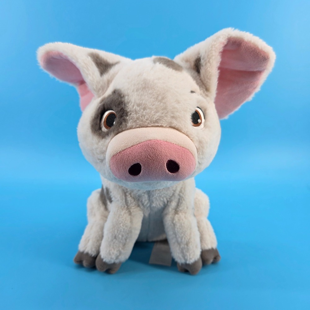 Disney Store Moana Pua Pig Plush Spotted Stuffed Animal Toy 9.5 Inch